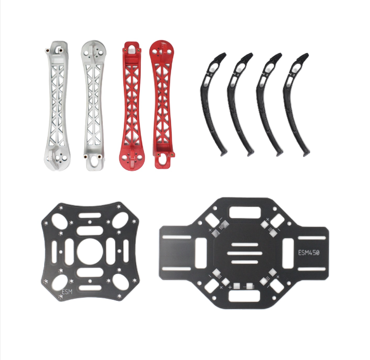 Quadcopter Frame and Plastic Landing Gear Combo Kit - Image 6